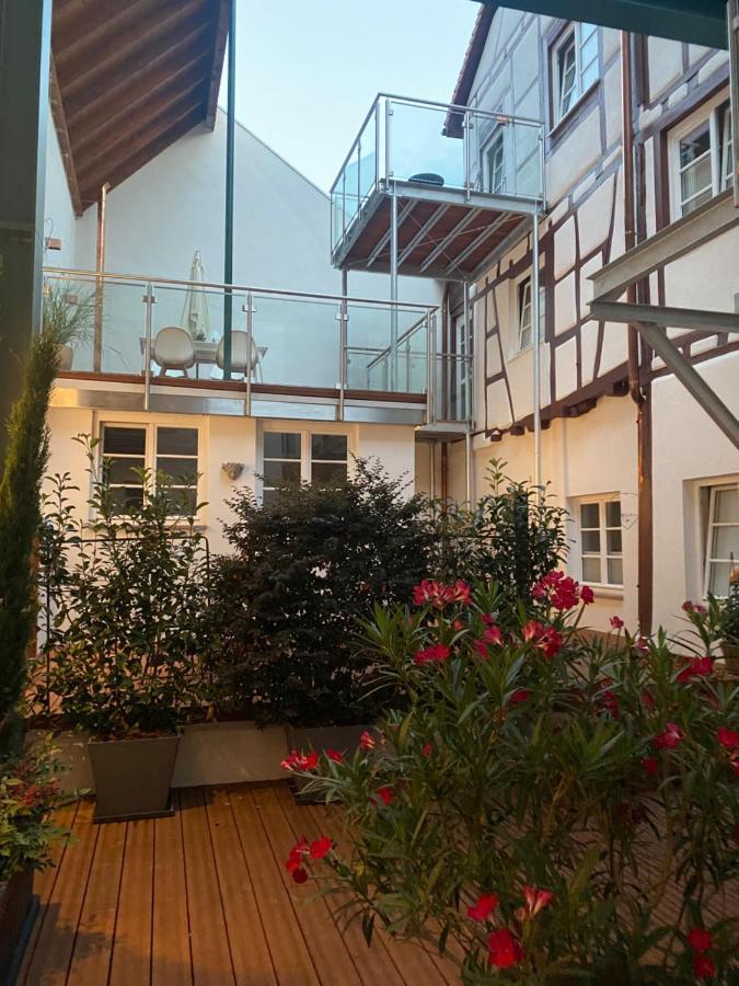 Das Schiefe Haus- Wohnung "Nibelungen" Heppenheim (Bergstrasse) Exterior foto